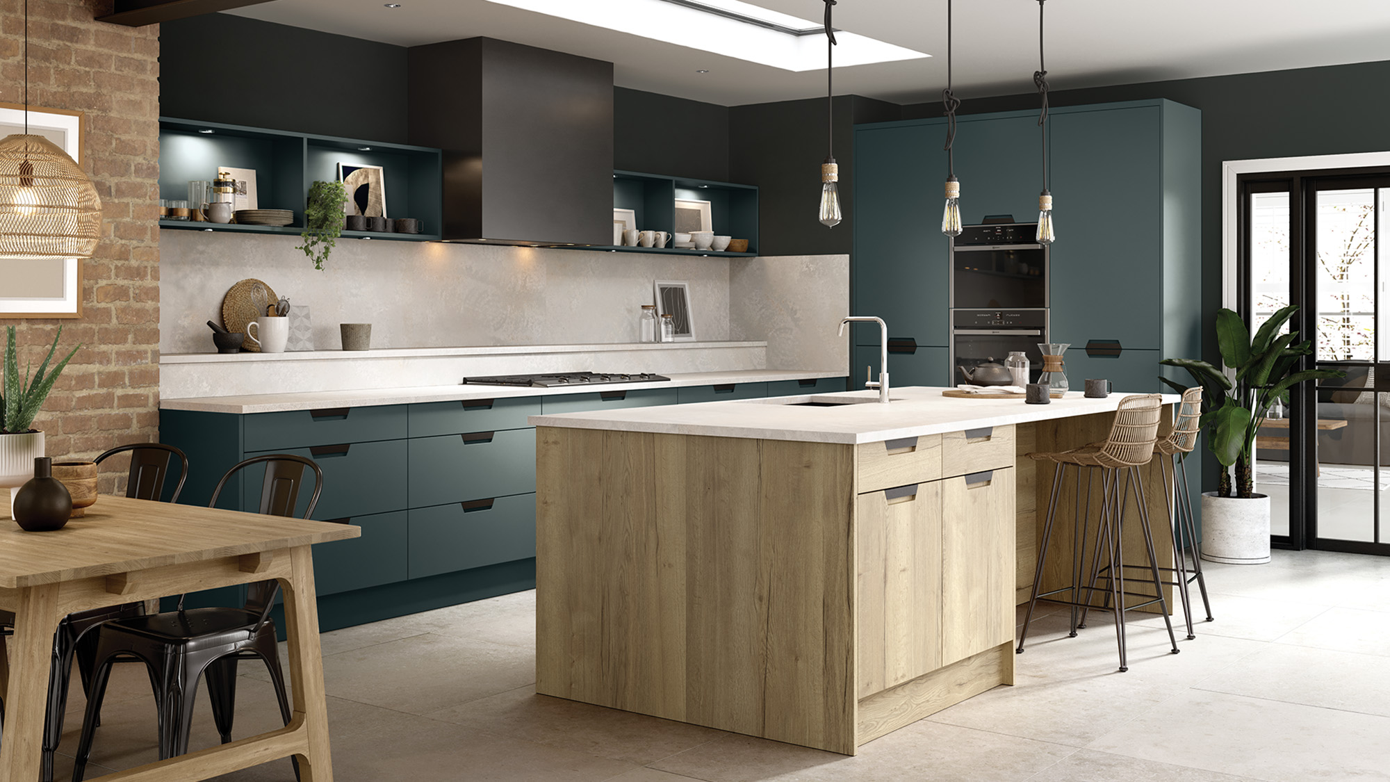 Bella Segreto Matt Kombu Green Kitchen